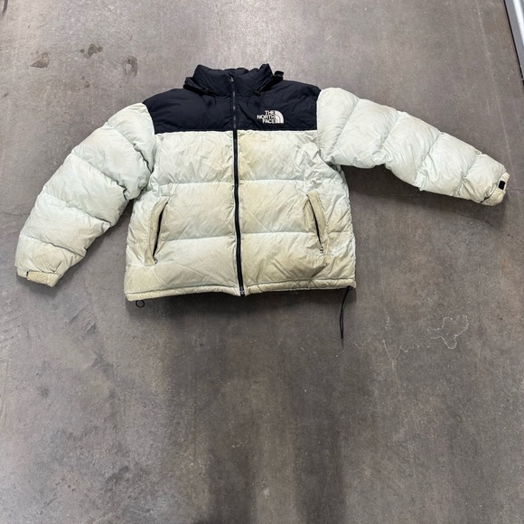 The North Face Black and gray Puffer Jacket 700 flaws men XL - Picture 1 of 8